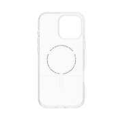 Transparent Mageasy Vibrant M shockproof case for iPhone 16 (2024) available at SpotnGrab Lebanon, allowing the phone's color to show through.