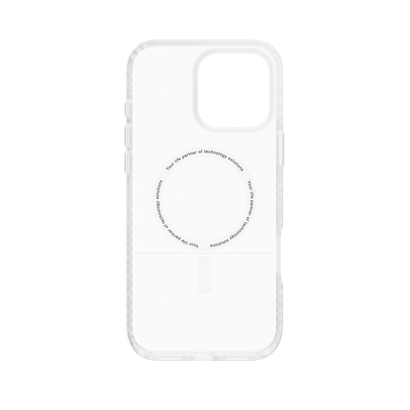 Transparent Mageasy Vibrant M shockproof case for iPhone 16 (2024) available at SpotnGrab Lebanon, allowing the phone's color to show through.