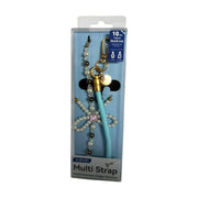 Assorted X-Level Multi Strap universal phone lanyards in beaded and ribbon packaging on Spotngrab Lebanon.