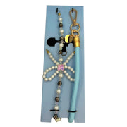 Assorted X-Level Multi Strap universal phone lanyards in beaded and ribbon with packaging on Spotngrab Lebanon.
