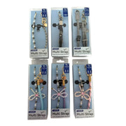 Assorted X-Level Multi Strap universal phone lanyards in beaded, ribbon, and leather packaging on Spotngrab Lebanon.