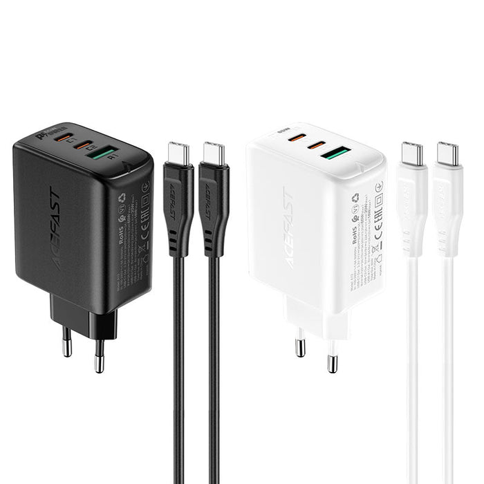 AceFast Wall Fast Charger A13 PD65W (2xUSB-C+1xUSB-A)