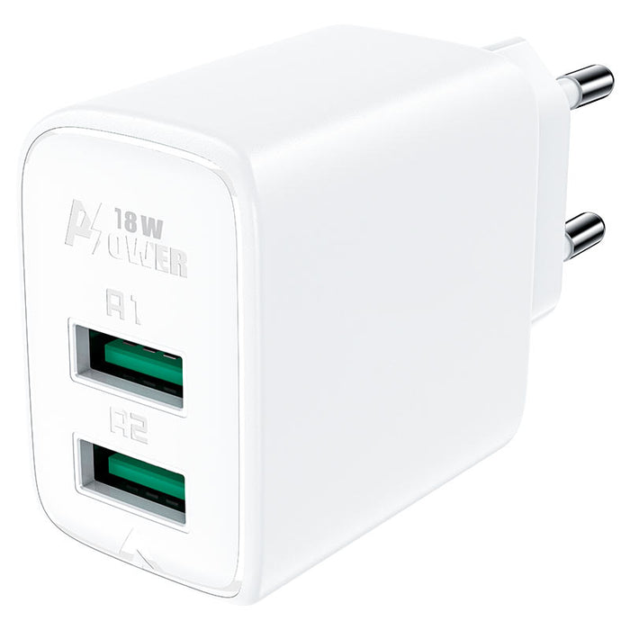 AceFast-A33-QC18w-dual-usba-port-wall-charger