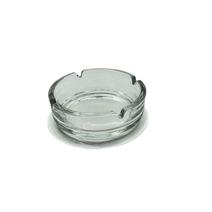 Ashtray Round Crystal clear