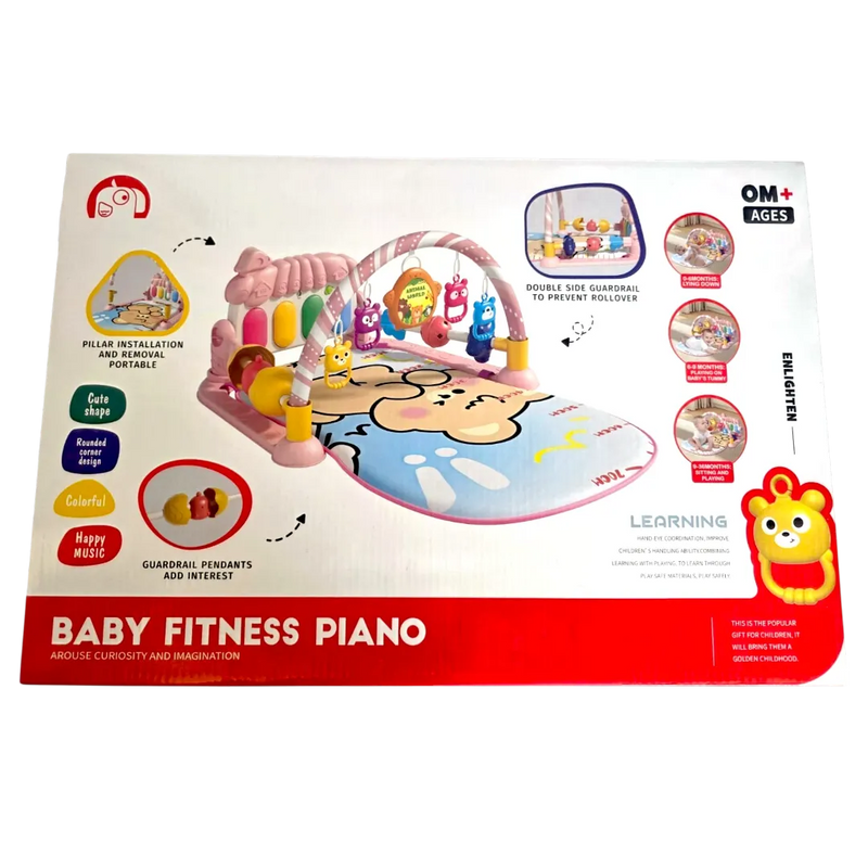 Baby fitness piano play gym in Lebanon – musical kick and play mat for infants on Spotngrab