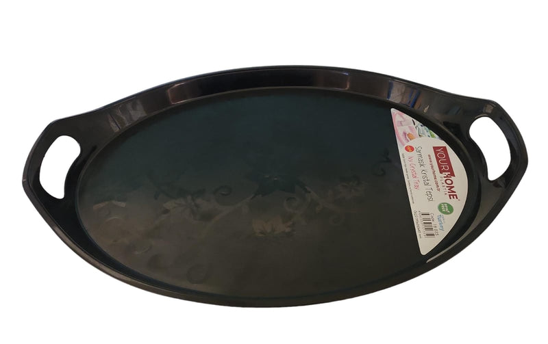 black tray