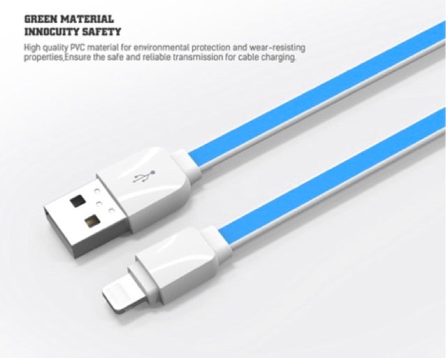 LDNIO كابل بيانات USB سريع - أزرق 1M IOS