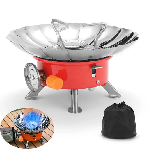 Portable gas burner for hiking SpotNGrab