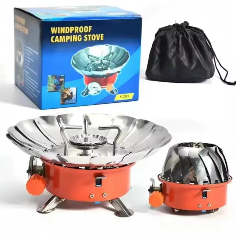 Portable gas burner for hiking SpotNGrab