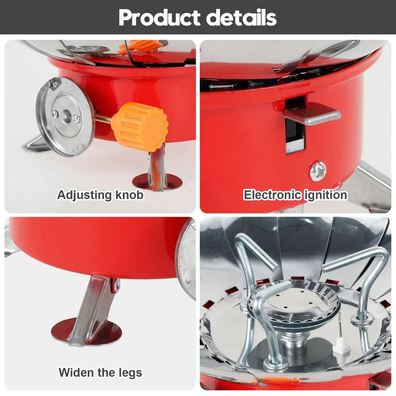 Windproof Lotus folding camping stove Lebanon spotngrab