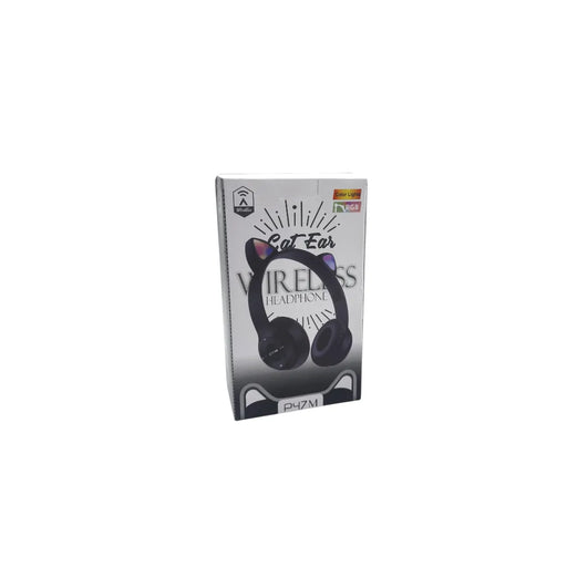  packages of P47M cat ear wireless headphones in black color options lined up on Spotngrab Lebanon.