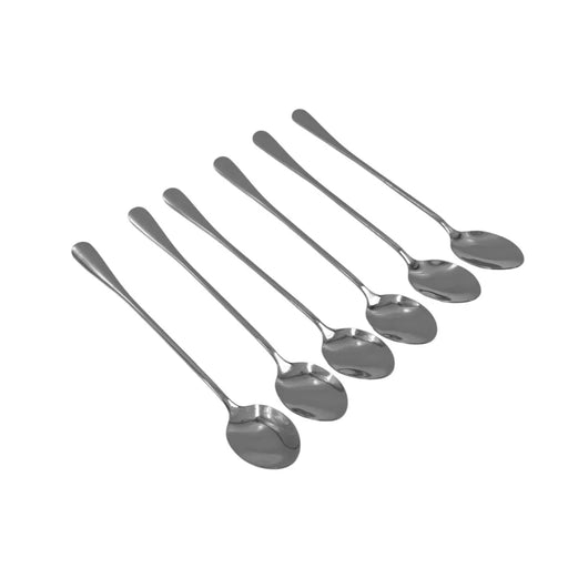 Set of 6 long handle stainless steel cocktail spoons for tall glasses at spotngrab lebanon