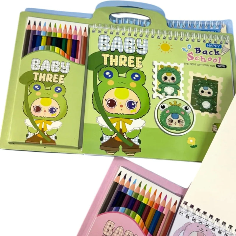 Educational coloring book set for kids and toddlers on Spotngrab Lebanon.