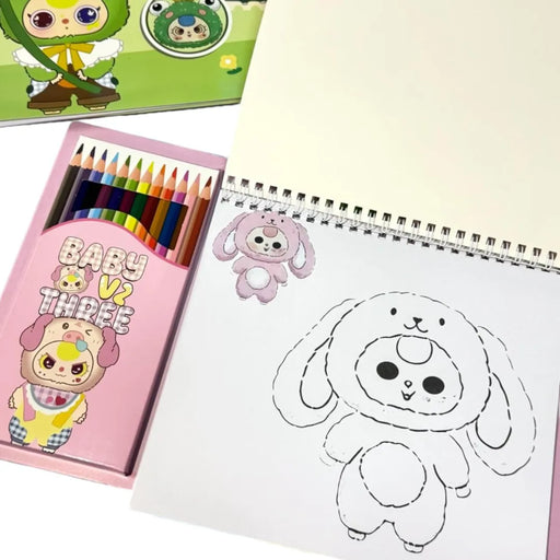 Educational coloring book set for kids and toddlers on Spotngrab Lebanon.