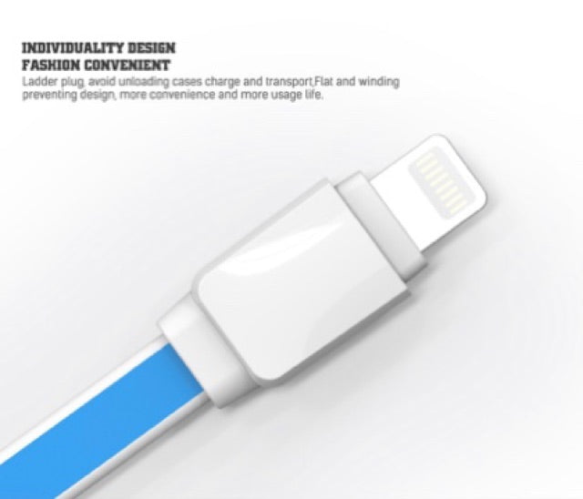 LDNIO كابل بيانات USB سريع - أزرق 1M IOS