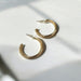 Single gold-tone earring – minimalist style from SpotNGrab Lebanon