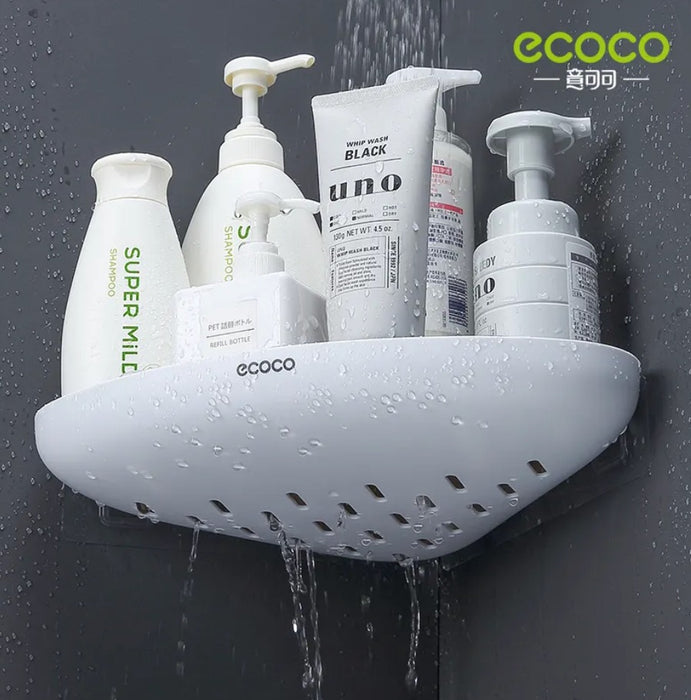 Ecoco space saving shower bathroom storage shelf