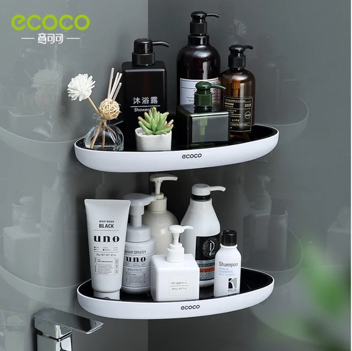 Ecoco space saving shower bathroom storage shelf