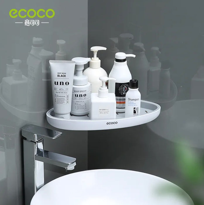 Ecoco space saving shower bathroom storage shelf