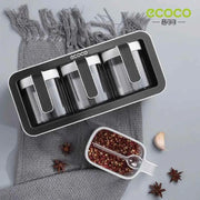 ecoco wall mounted spice rack balck availbale at spotngrab lebanon 