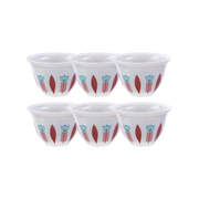 Set of traditional Lebanese Finjen Shaffeh ceramic coffee cups at spotngrab lebanon
