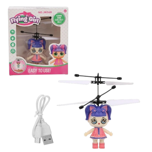 The Flying Girl JM568 interactive induction toy in Lebanon – hand-controlled flying doll on Spotngrab.