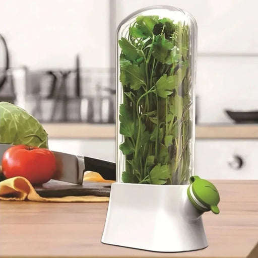 Premium fresh herb keeper and storage container for the refrigerator on Spotngrab Lebanon.