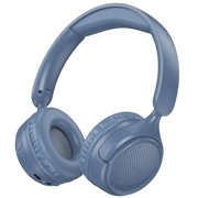 HOCO W66 Wave Bluetooth 5.4 wireless headphones in blue – high-performance audio Lebanon Spotngrab.