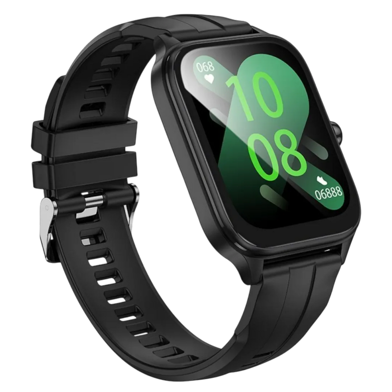 Hoco Y27 Smart Watch in Black – Bluetooth calling version with 1.81 inch screen on Spotngrab Lebanon.