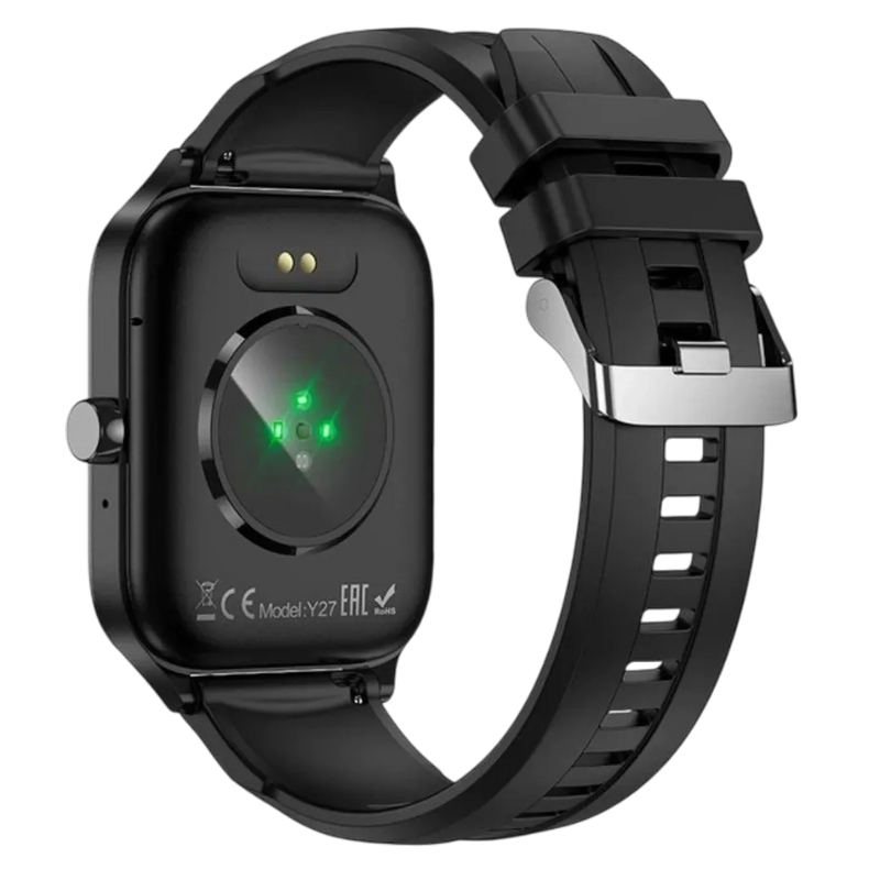 Hoco Y27 Smart Watch in Black – Bluetooth calling version with 1.81 inch screen on Spotngrab Lebanon.