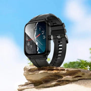 Hoco Y27 Smart Watch in Black – Bluetooth calling version with 1.81 inch screen on Spotngrab Lebanon.