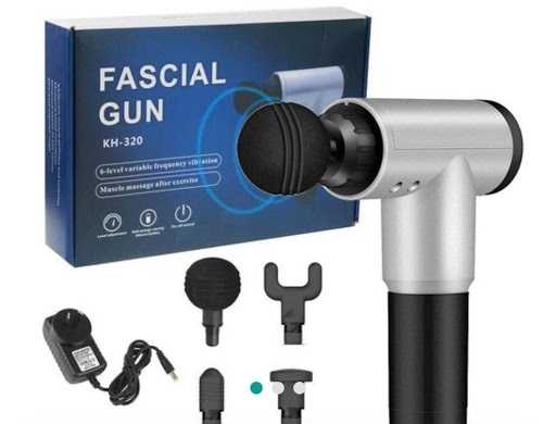 Vibration Muscle Relax Massage Gun With 4 Massage Heads