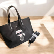 Women's black tote bag in Karl Lagerfeld style – SpotNGrab Lebanon