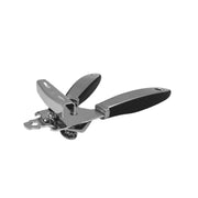 Heavy-duty chrome can opener with integrated bottle opener available on Spotngrab Lebanon.