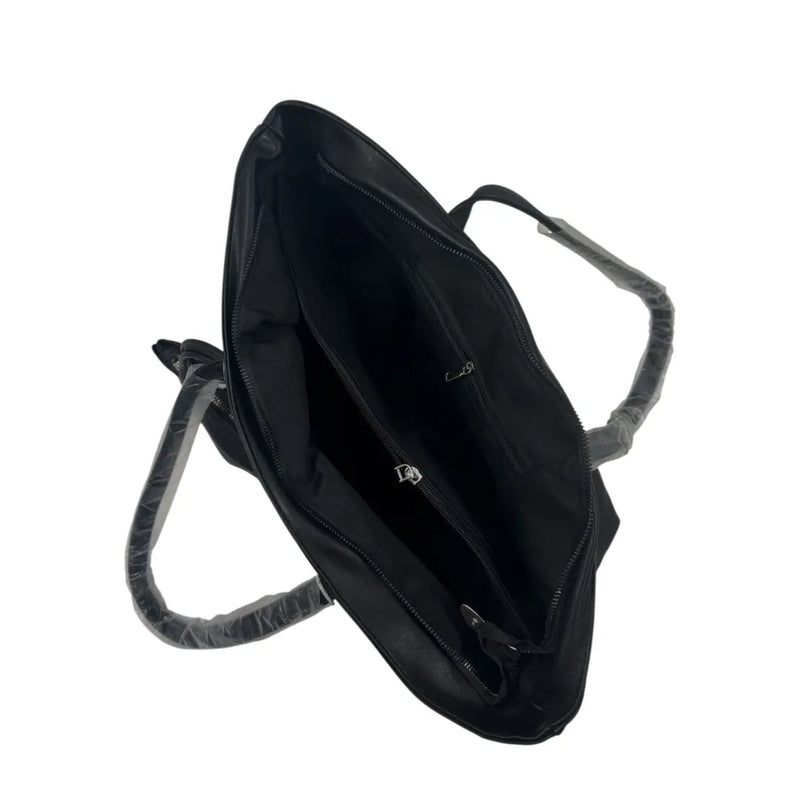 Black tote bag with matching pouch – MiuMiu-inspired set Lebanon