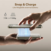 Momax Q.MAG X1 10000mAh Wireless Battery Pack in Gold – Fast Charging Power Bank for iPhone at SpotnGrab Lebanon