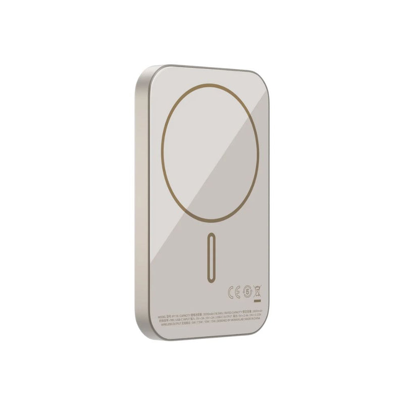 Momax Q.MAG X1 5000mAh Wireless Battery Pack in Gold – Fast Charging Power Bank for iPhone at SpotnGrab Lebanon