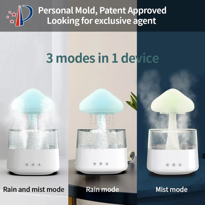 Rain Cloud Humidifier with remote control