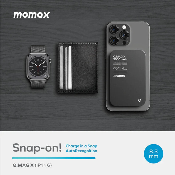 Momax Q.MAG X 5000MAH WIRELESS BATTERY PACK