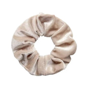 Velvet stash scrunchie with hidden zipper pocket for cash and keys - SpotNGrab Lebanon lifestyle accessory.
