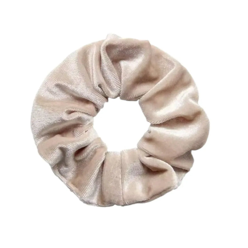 Velvet stash scrunchie with hidden zipper pocket for cash and keys - SpotNGrab Lebanon lifestyle accessory.