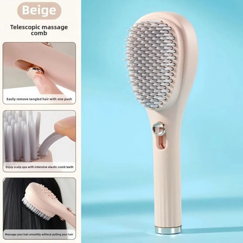 Modern, affordable self-cleaning hair brush available on Spotngrab Lebanon.
