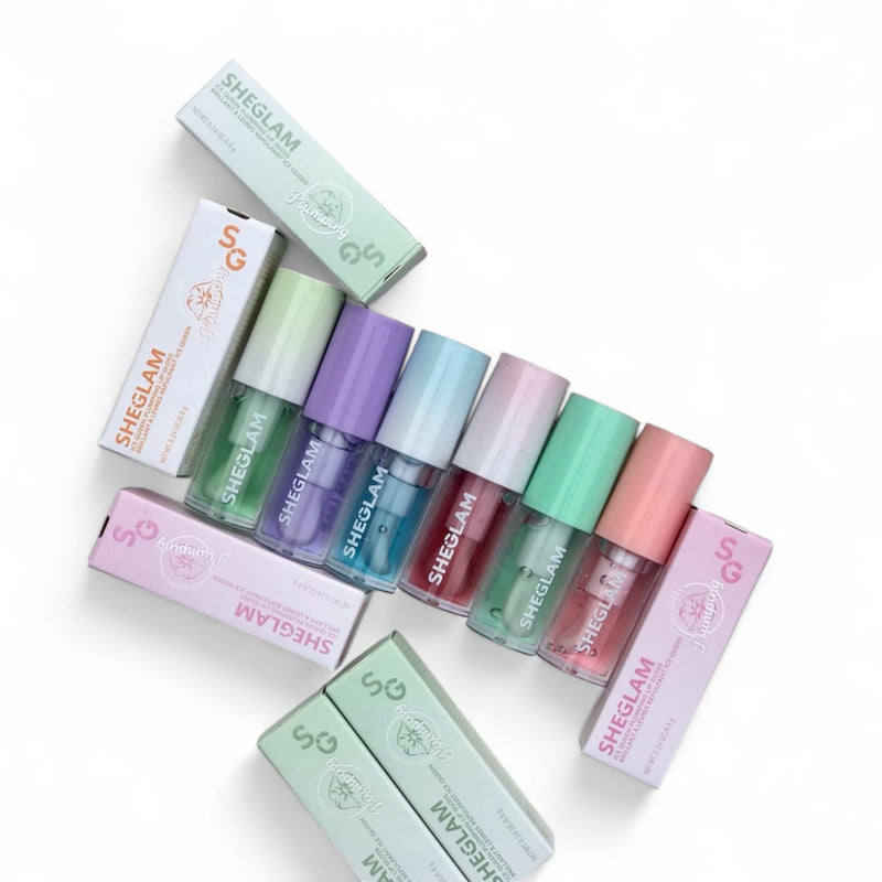 Sheglam Ice Queen Plumping Lip Gloss in sleek tube – clear high-shine formula with cooling effect for fuller, glossy lips