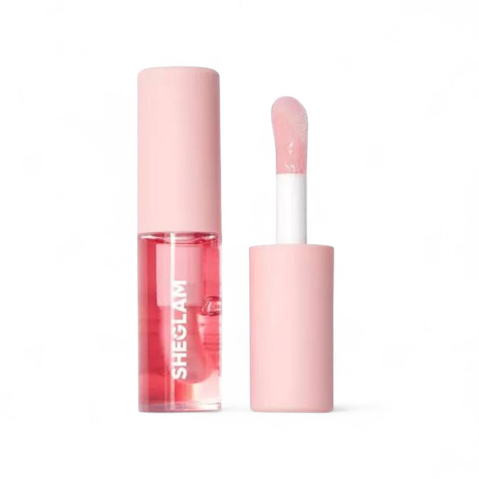 Sheglam Ice Queen Plumping Lip Gloss in sleek tube – clear high-shine formula with cooling effect for fuller, glossy lips

