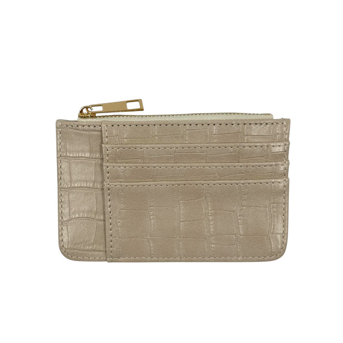 Women’s Zippered Card Holder – Compact Pocket Wallet