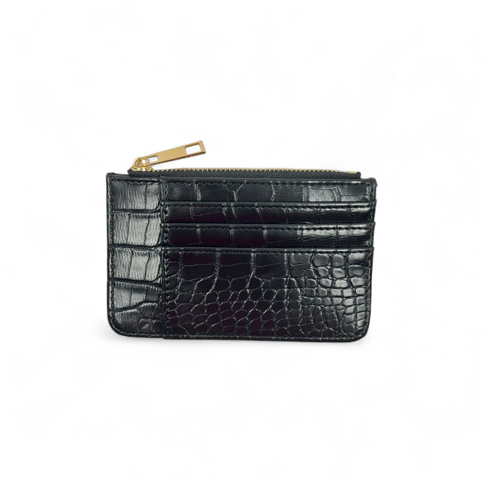 Women’s Zippered Card Holder – Compact Pocket Wallet