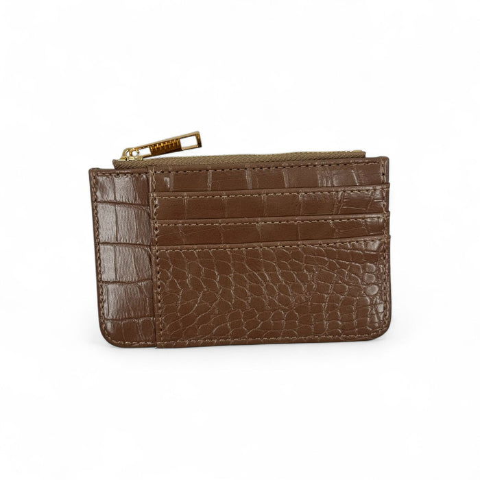 Women’s Zippered Card Holder – Compact Pocket Wallet