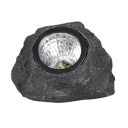 Natural stone-shaped solar garden light for outdoor landscaping - Spotngrab Lebanon garden decor.
