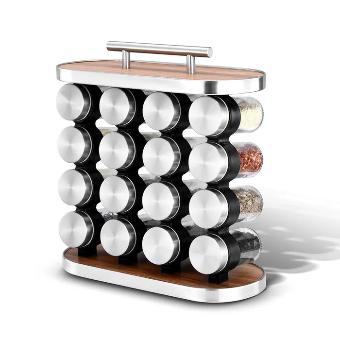 Spice Rack 16-Jars with Handle