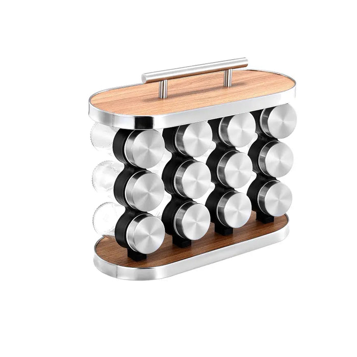 Spice Rack 12-Jars with Handle